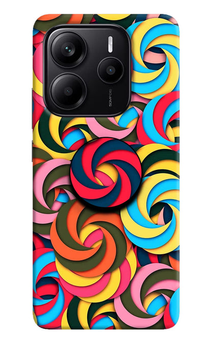 Spiral Pattern Redmi Note 14 5G Pop Case