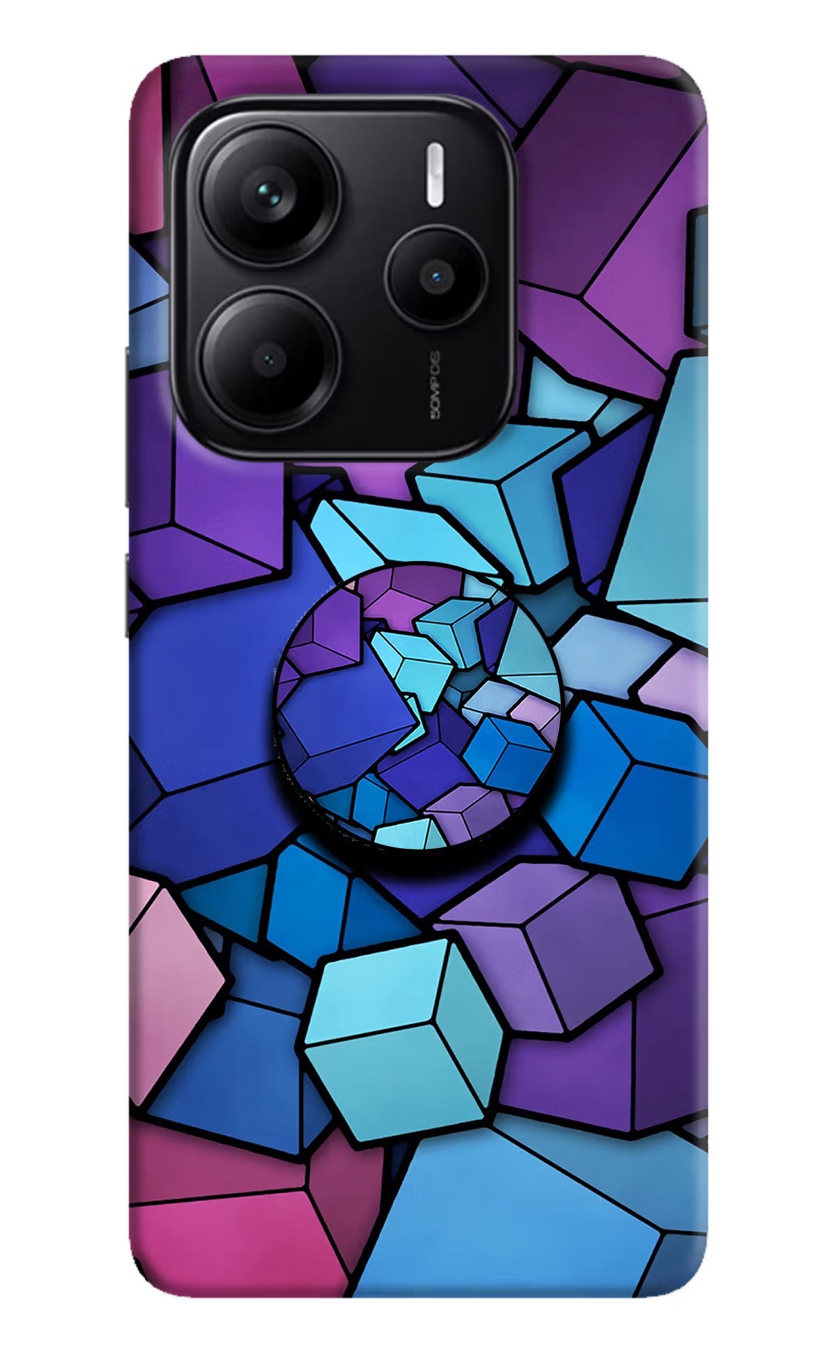 Cubic Abstract Redmi Note 14 5G Pop Case