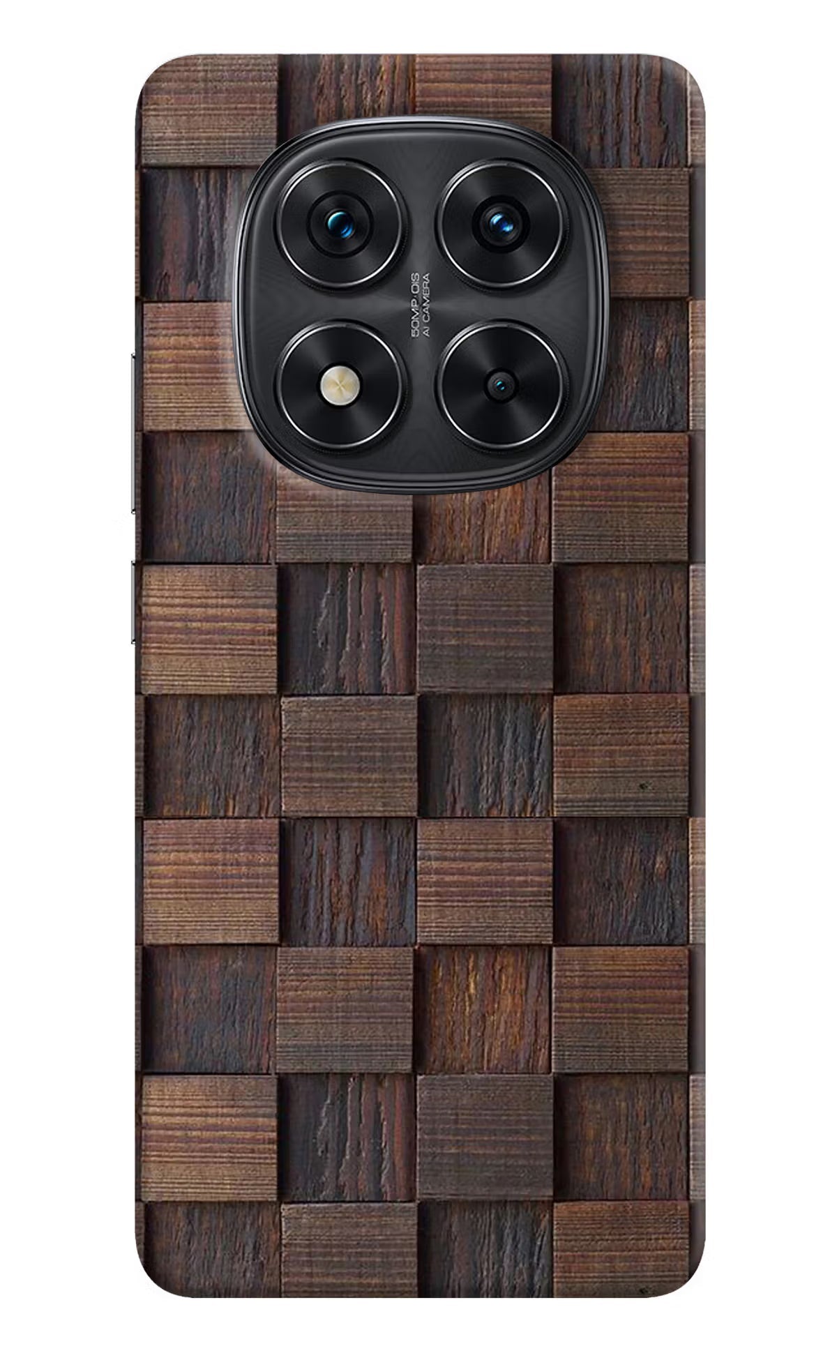 Wooden Cube Design Redmi Note 14 Pro 5G Back Cover