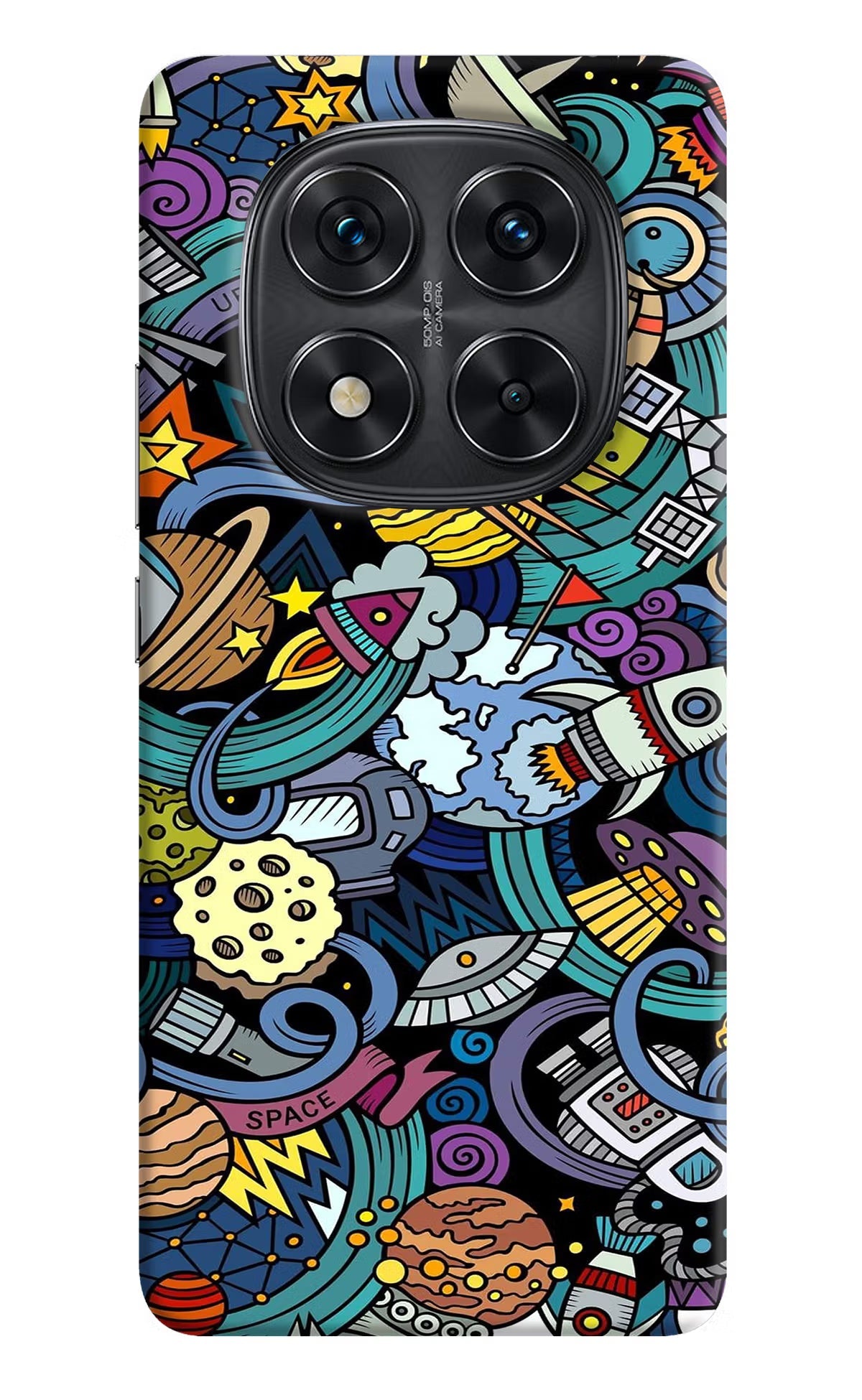 Space Abstract Redmi Note 14 Pro 5G Back Cover