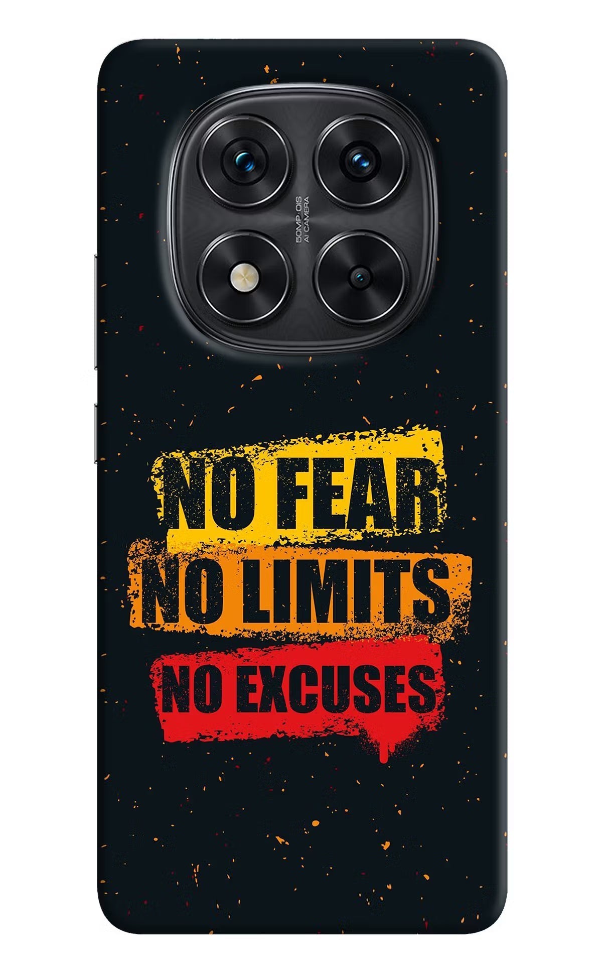 No Fear No Limits No Excuse Redmi Note 14 Pro 5G Back Cover