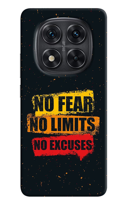 No Fear No Limits No Excuse Redmi Note 14 Pro 5G Back Cover