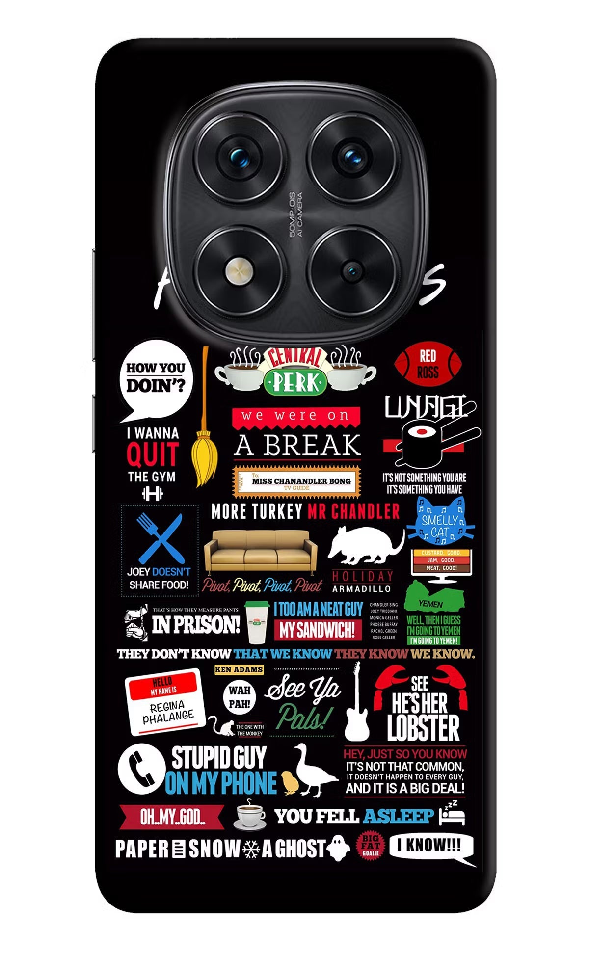 FRIENDS Redmi Note 14 Pro 5G Back Cover