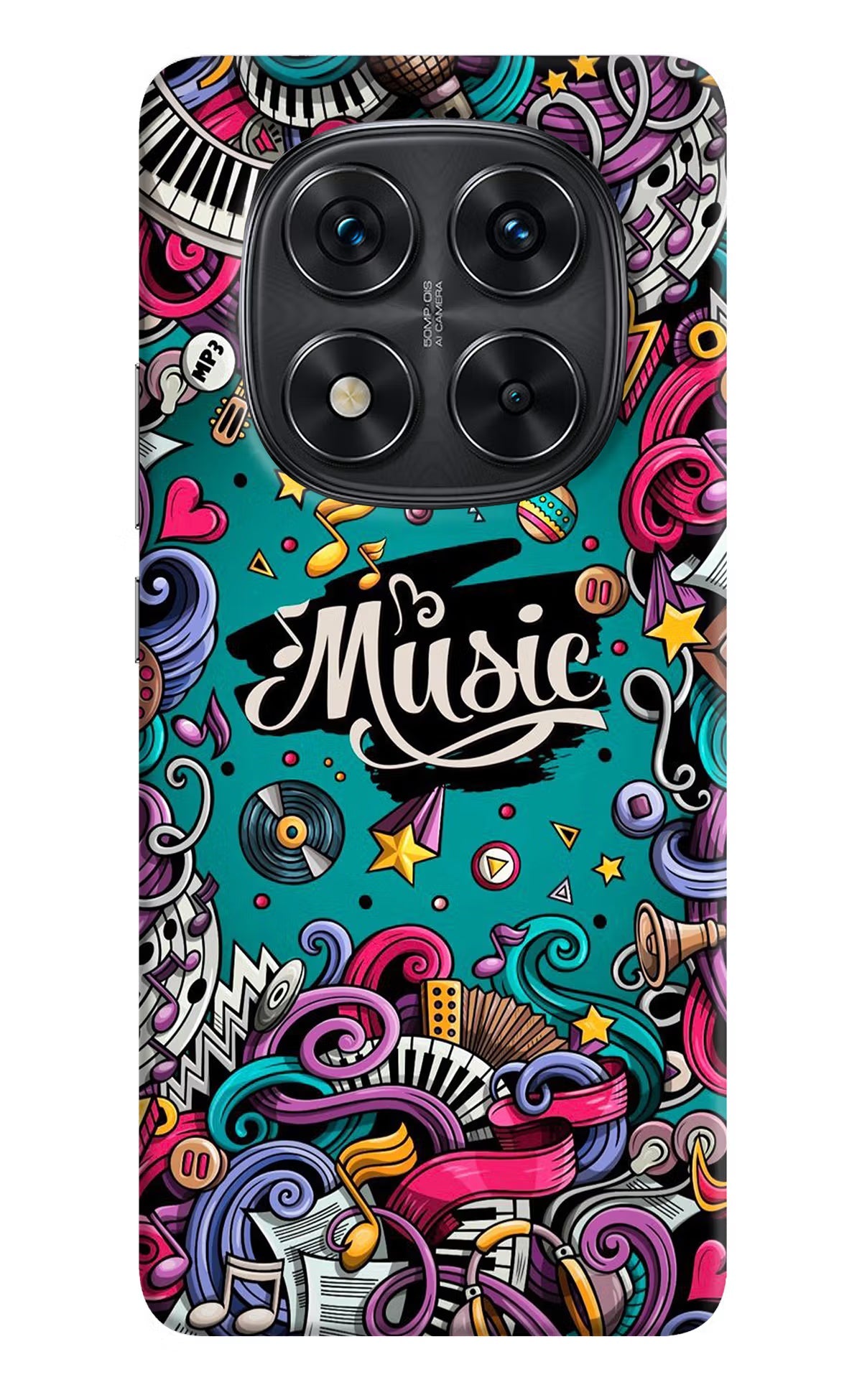 Music Graffiti Redmi Note 14 Pro 5G Back Cover