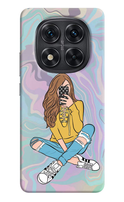 Selfie Girl Redmi Note 14 Pro 5G Back Cover