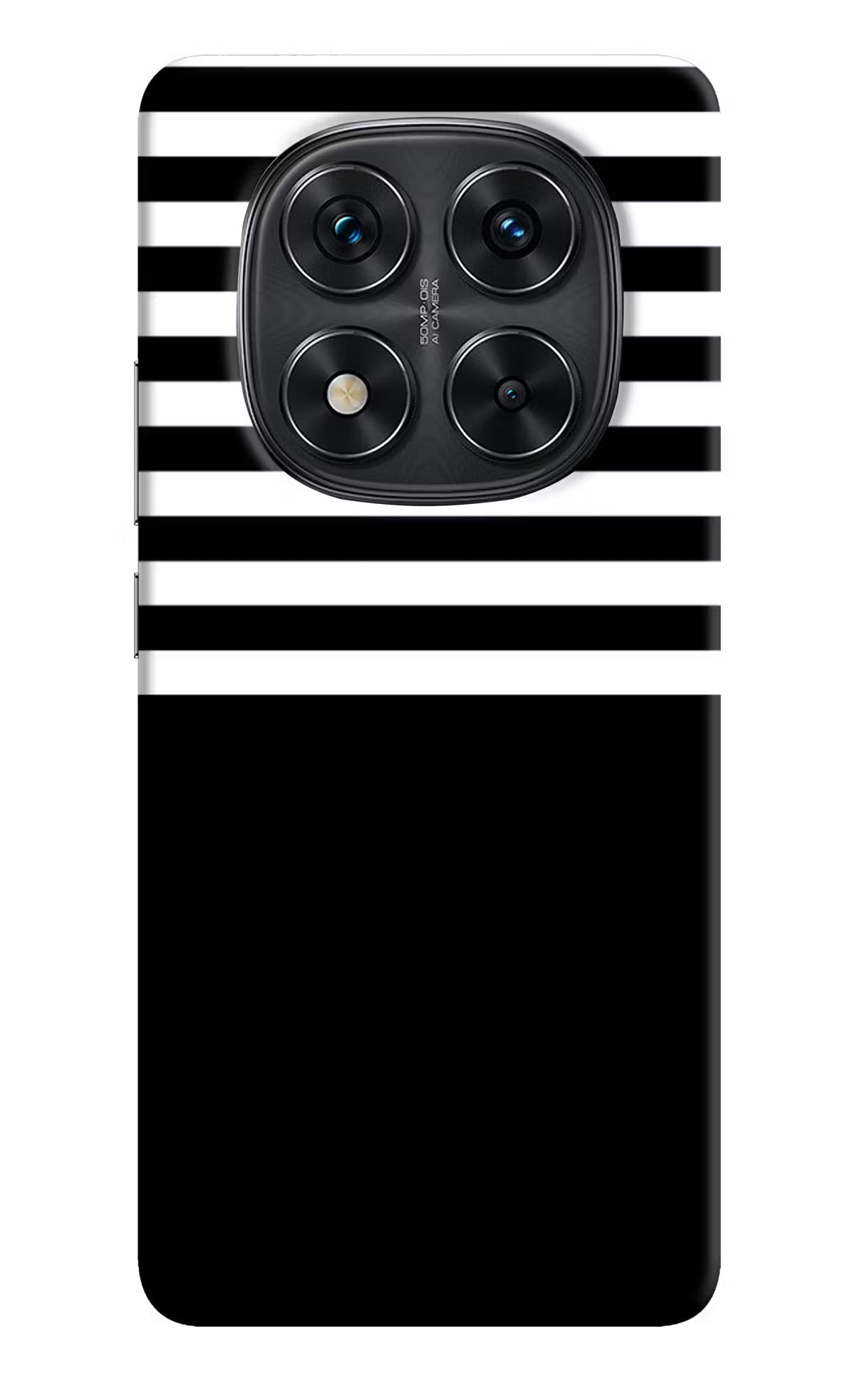 Black and White Print Redmi Note 14 Pro 5G Back Cover