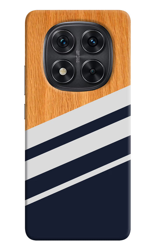 Blue and white wooden Redmi Note 14 Pro 5G Back Cover