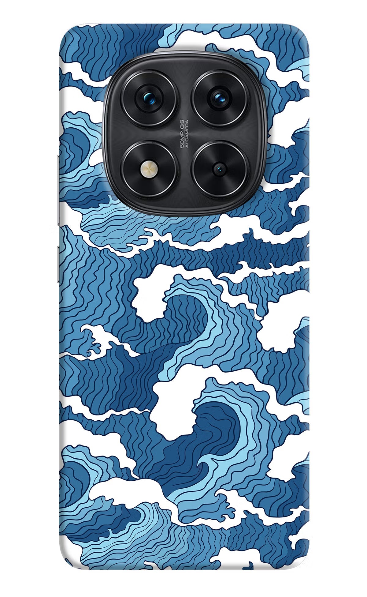 Blue Waves Redmi Note 14 Pro 5G Back Cover