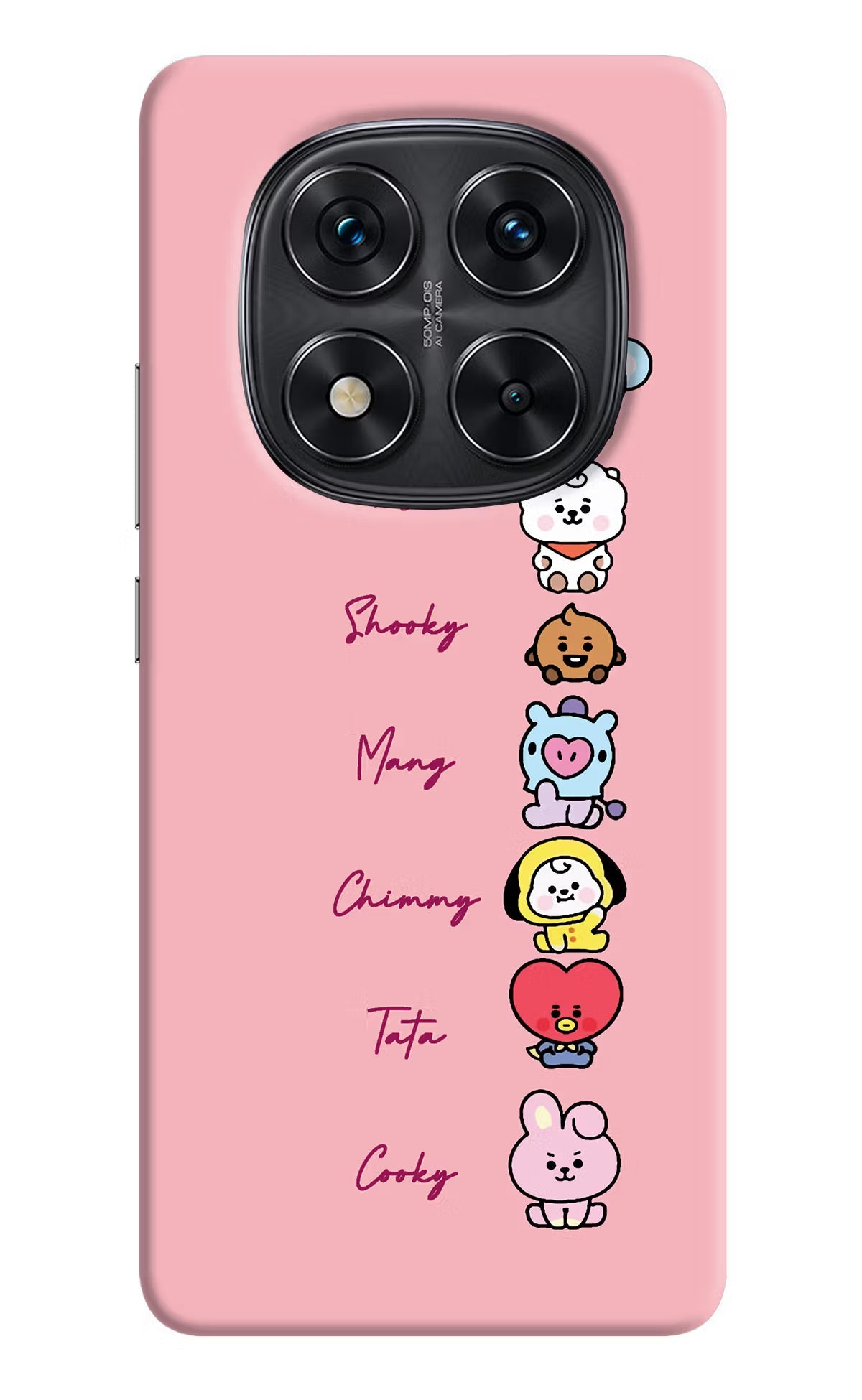BTS names Redmi Note 14 Pro 5G Back Cover
