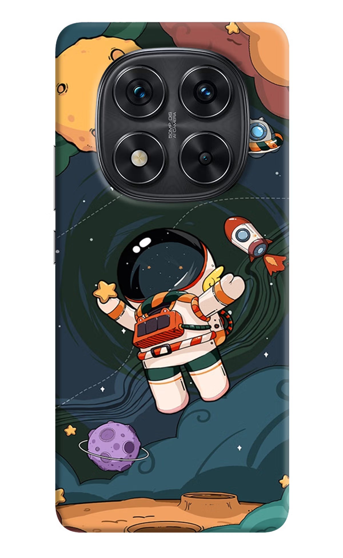 Cartoon Astronaut Redmi Note 14 Pro 5G Back Cover