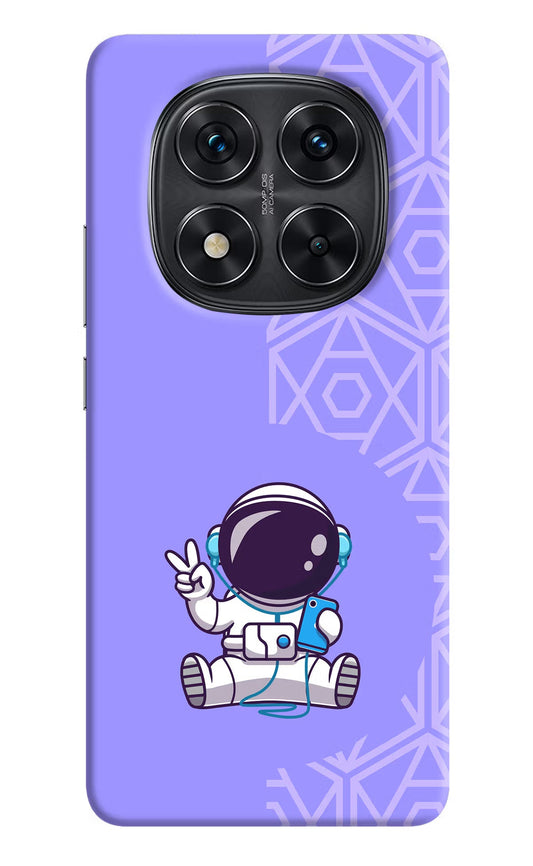 Cute Astronaut Chilling Redmi Note 14 Pro 5G Back Cover