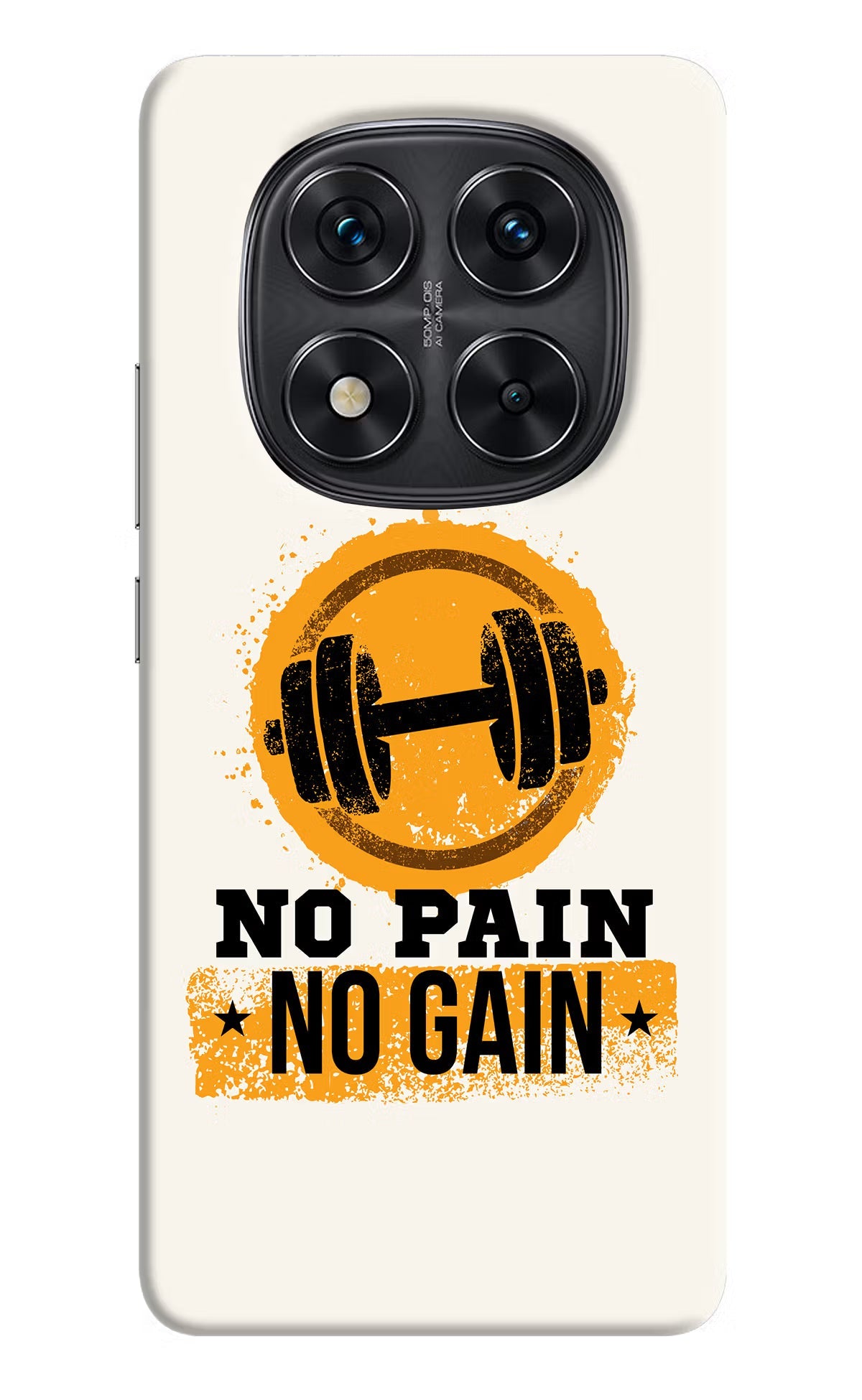 No Pain No Gain Redmi Note 14 Pro 5G Back Cover