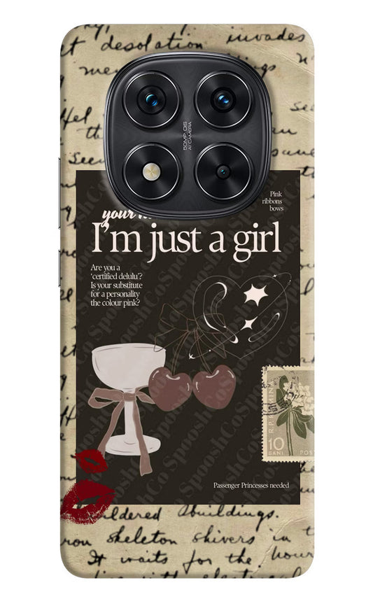 I am just a girl Redmi Note 14 Pro 5G Back Cover