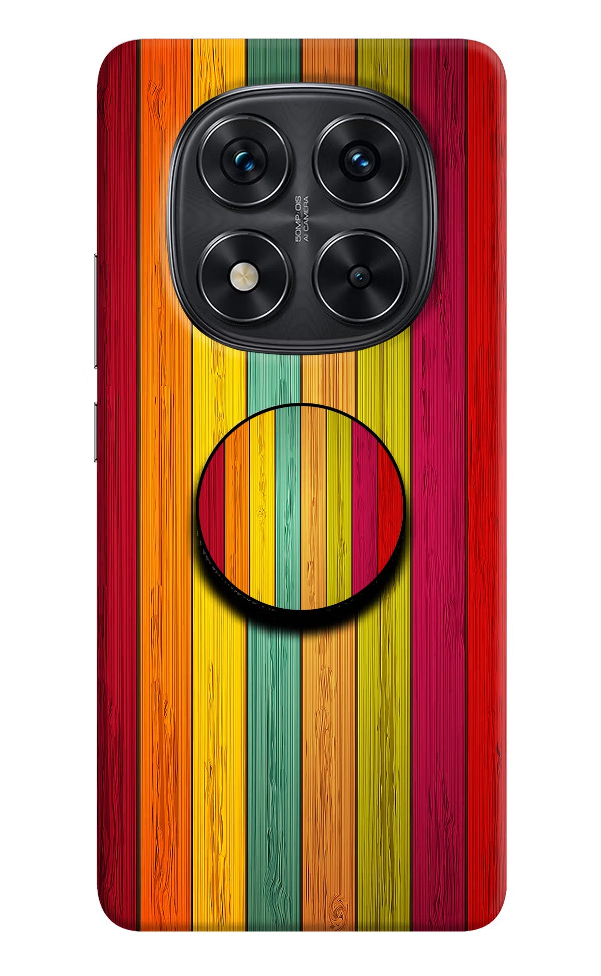 Multicolor Wooden Redmi Note 14 Pro 5G Pop Case