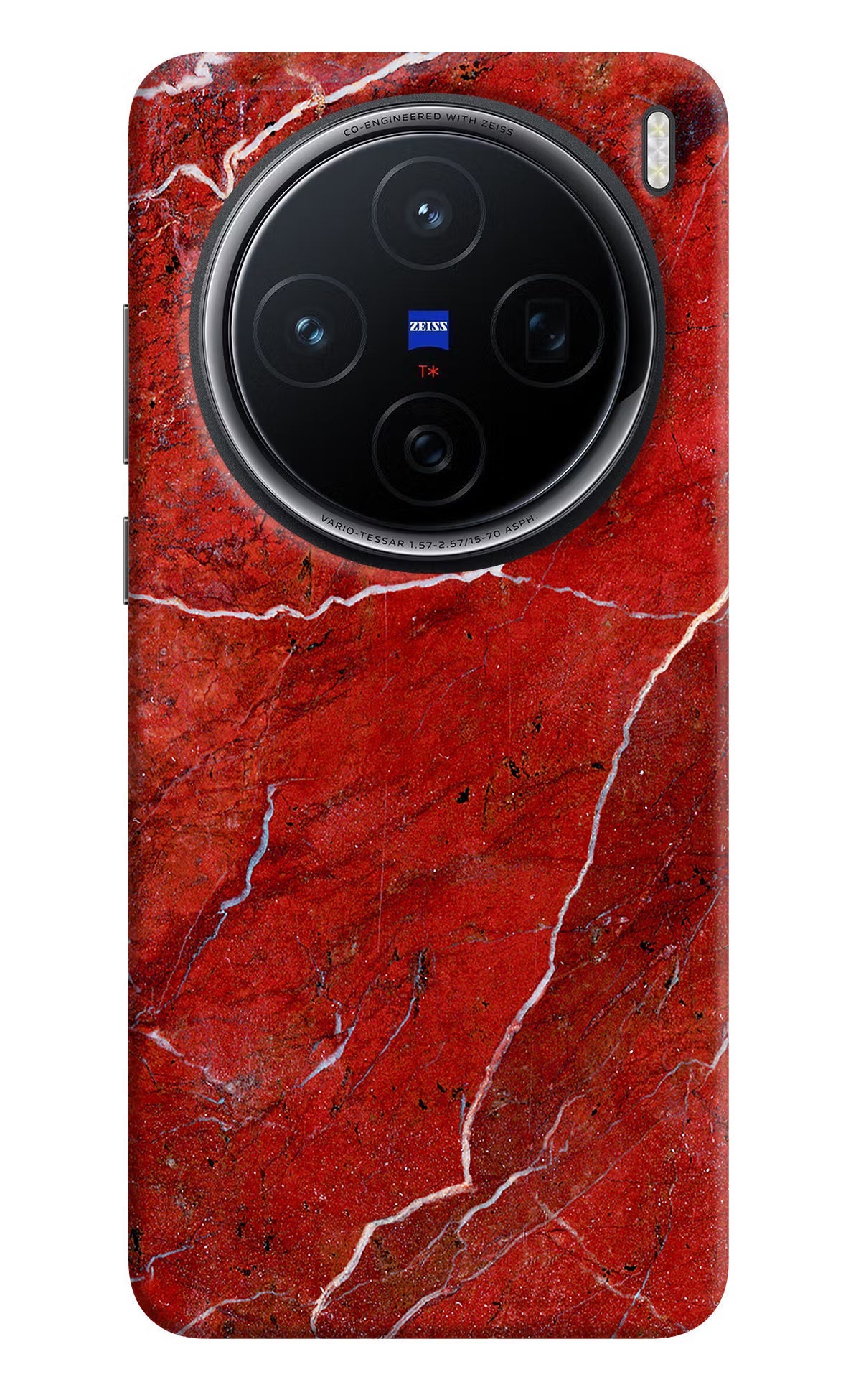 Red Marble Design Vivo X200 5G Back Cover