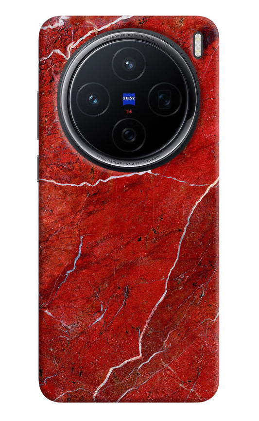 Red Marble Design Vivo X200 5G Back Cover
