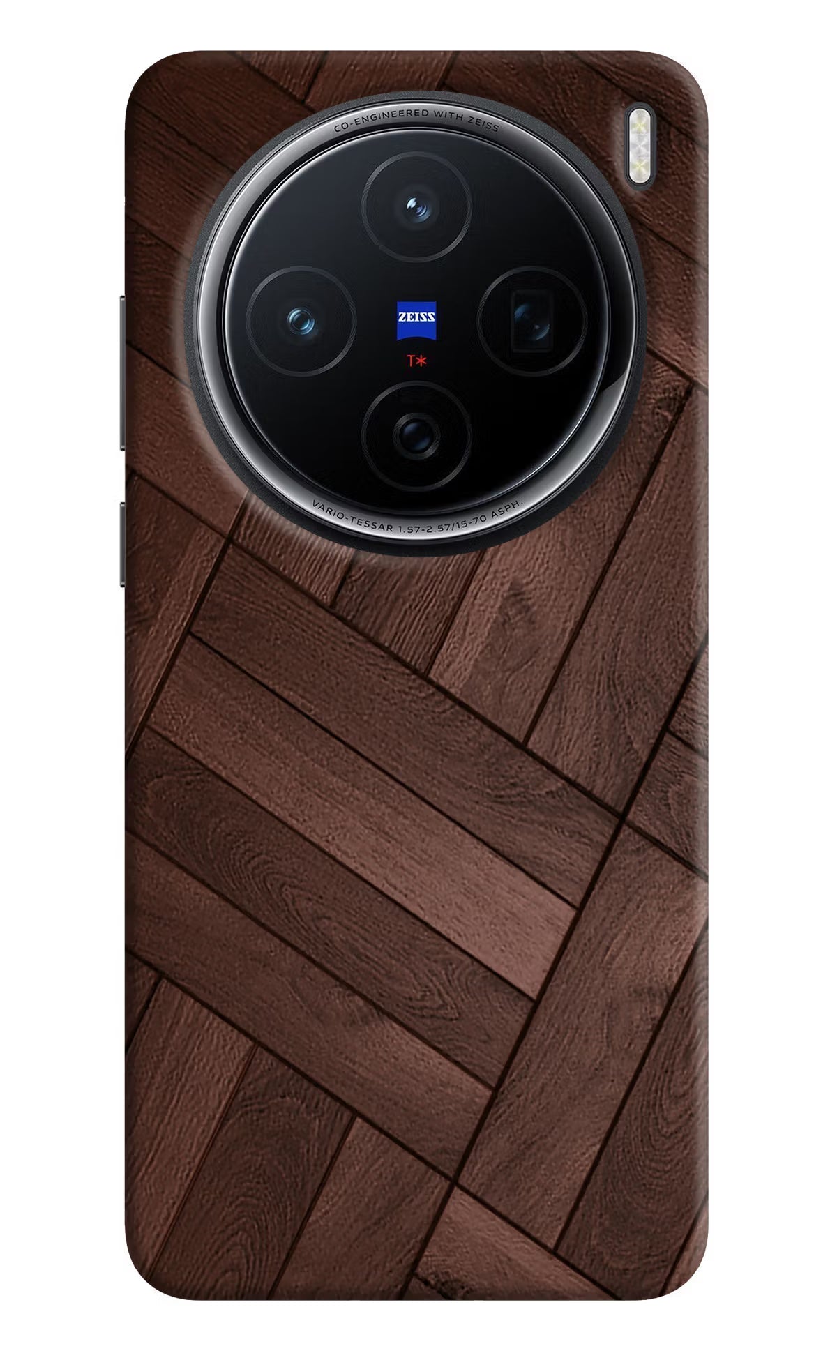 Wooden Texture Design Vivo X200 5G Back Cover