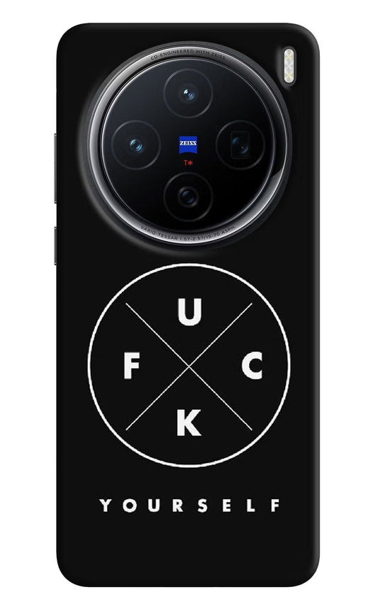 Go Fuck Yourself Vivo X200 5G Back Cover