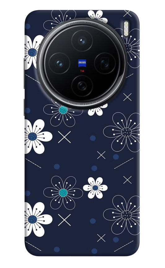 Flowers Vivo X200 5G Back Cover