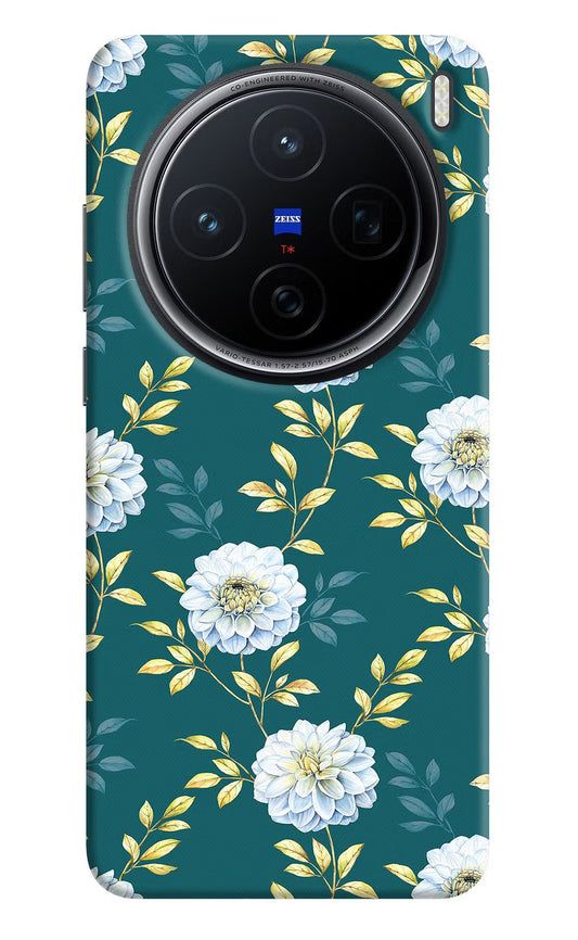 Flowers Vivo X200 5G Back Cover