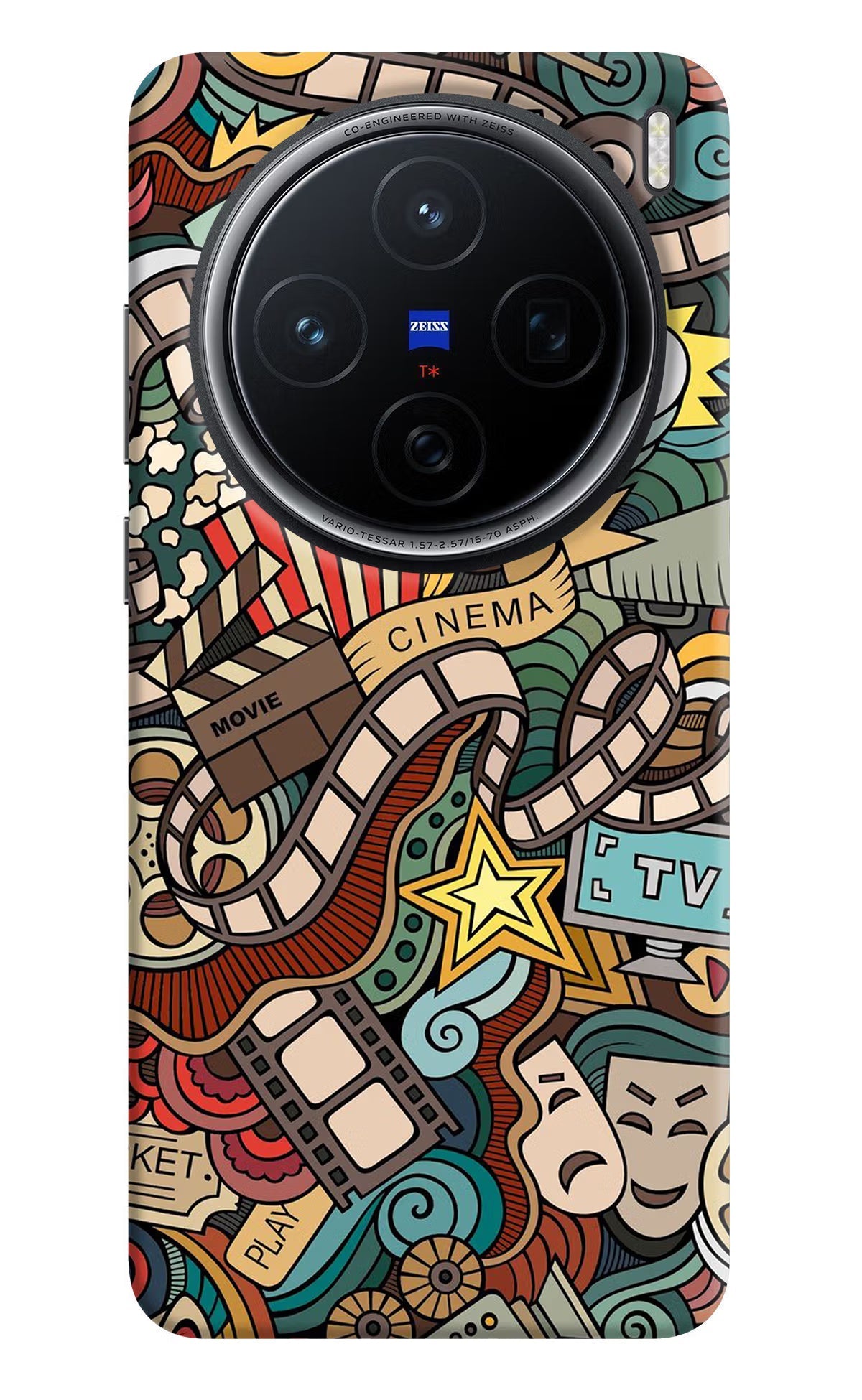 Cinema Abstract Vivo X200 5G Back Cover