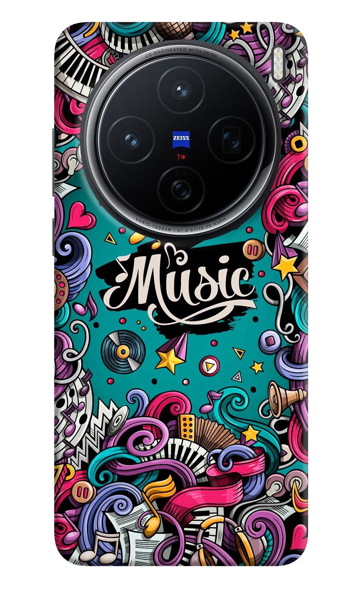 Music Graffiti Vivo X200 5G Back Cover