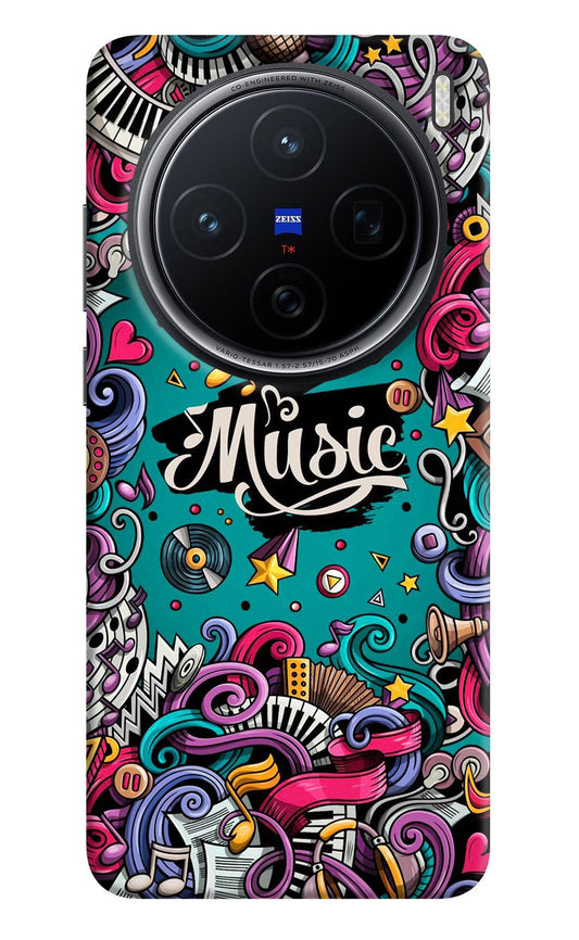 Music Graffiti Vivo X200 5G Back Cover