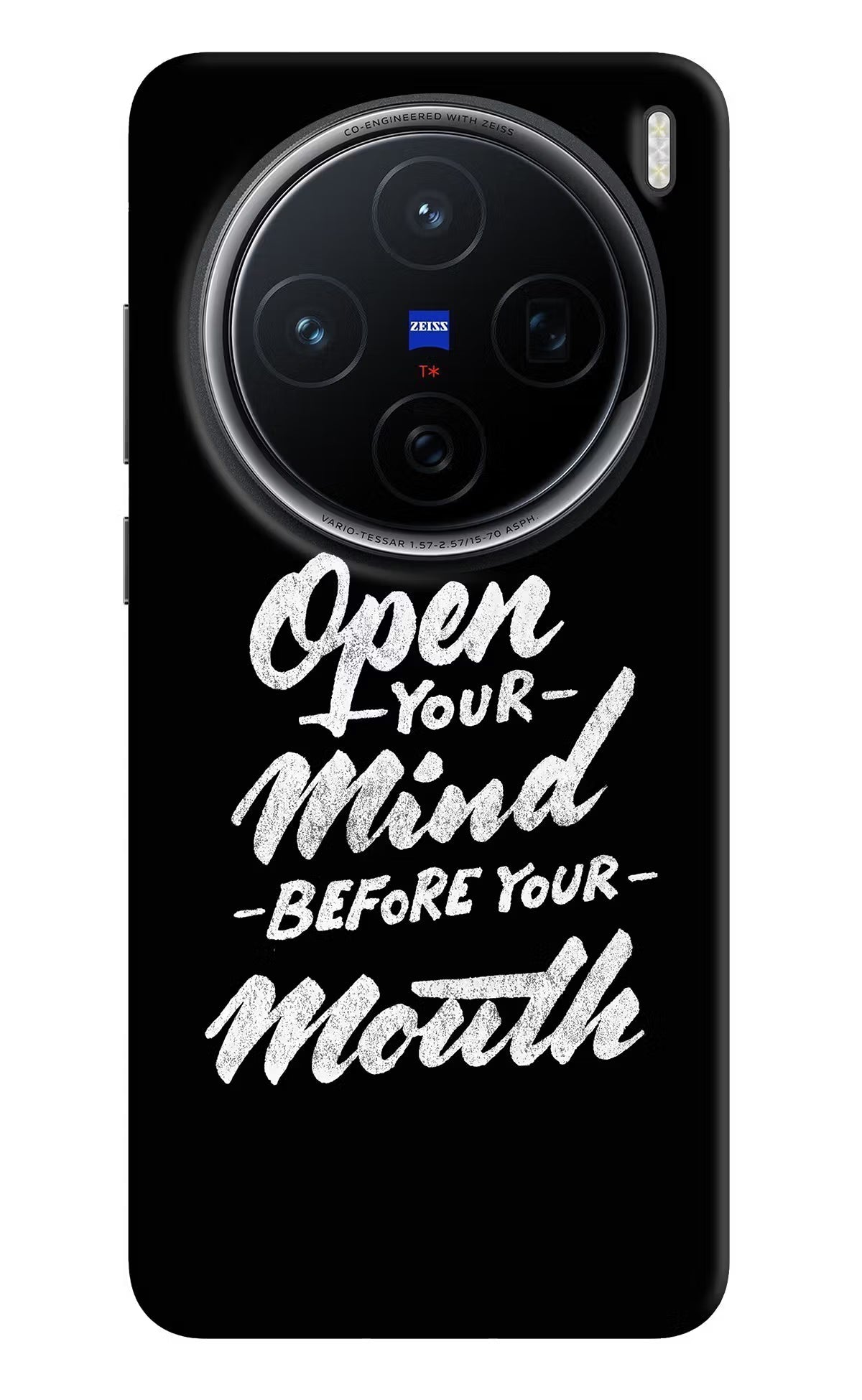 Open Your Mind Before Your Mouth Vivo X200 5G Back Cover