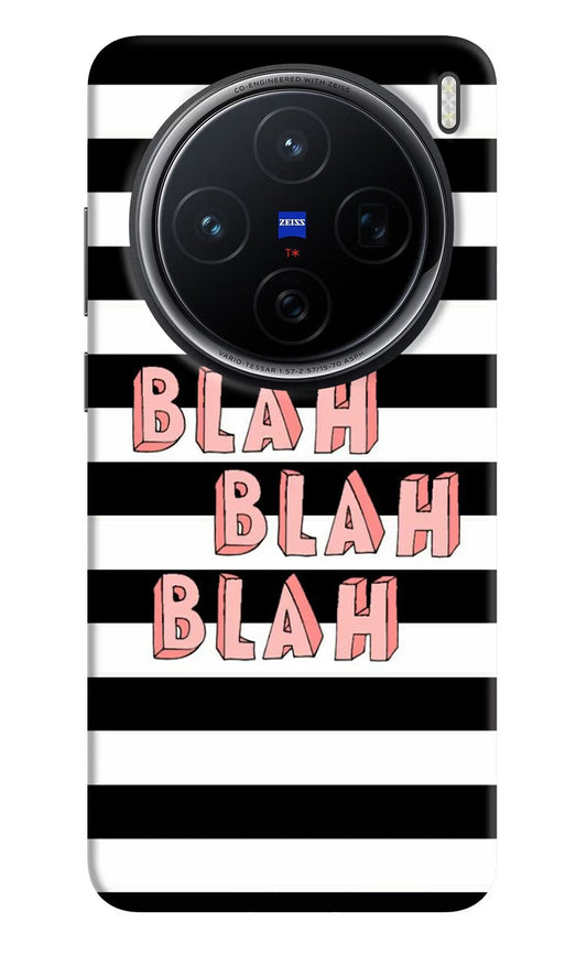 Blah Blah Blah Vivo X200 5G Back Cover