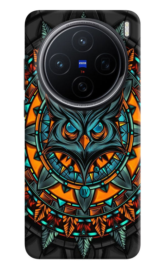 Angry Owl Art Vivo X200 5G Back Cover