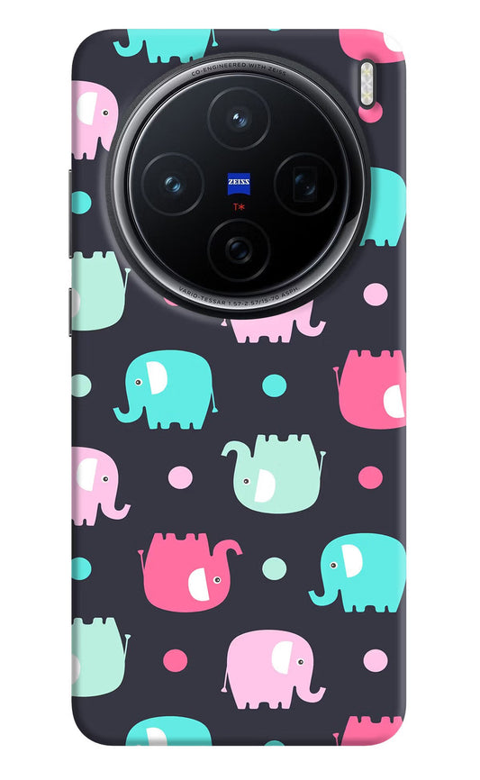 Elephants Vivo X200 5G Back Cover