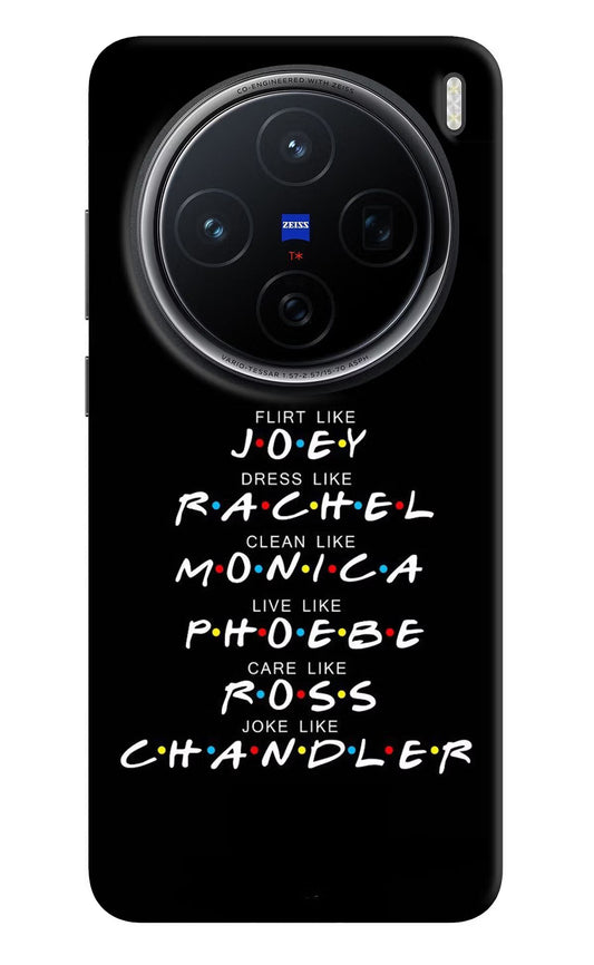 FRIENDS Character Vivo X200 5G Back Cover