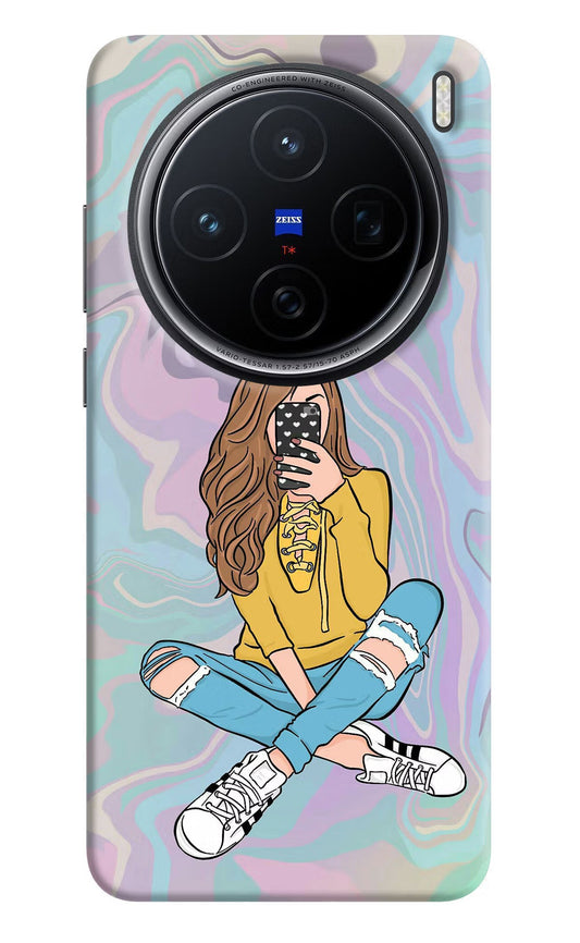 Selfie Girl Vivo X200 5G Back Cover