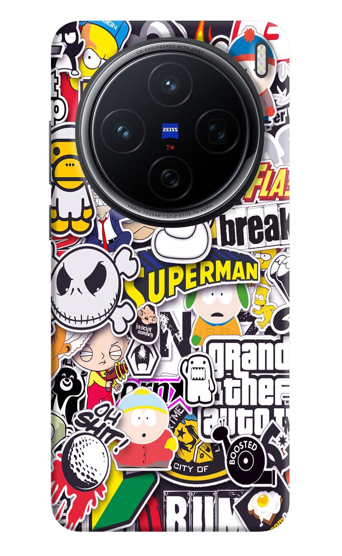 Sticker Bomb Vivo X200 5G Back Cover
