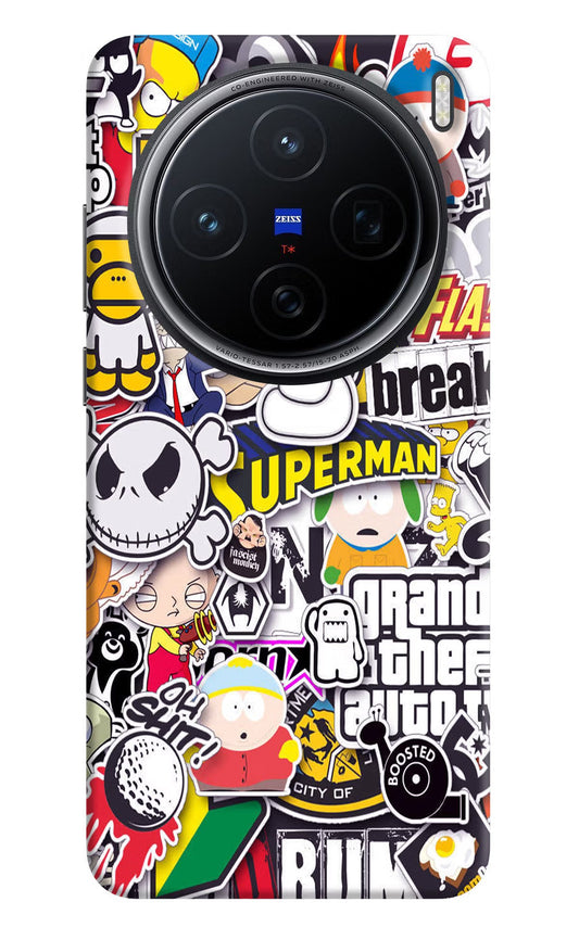 Sticker Bomb Vivo X200 5G Back Cover