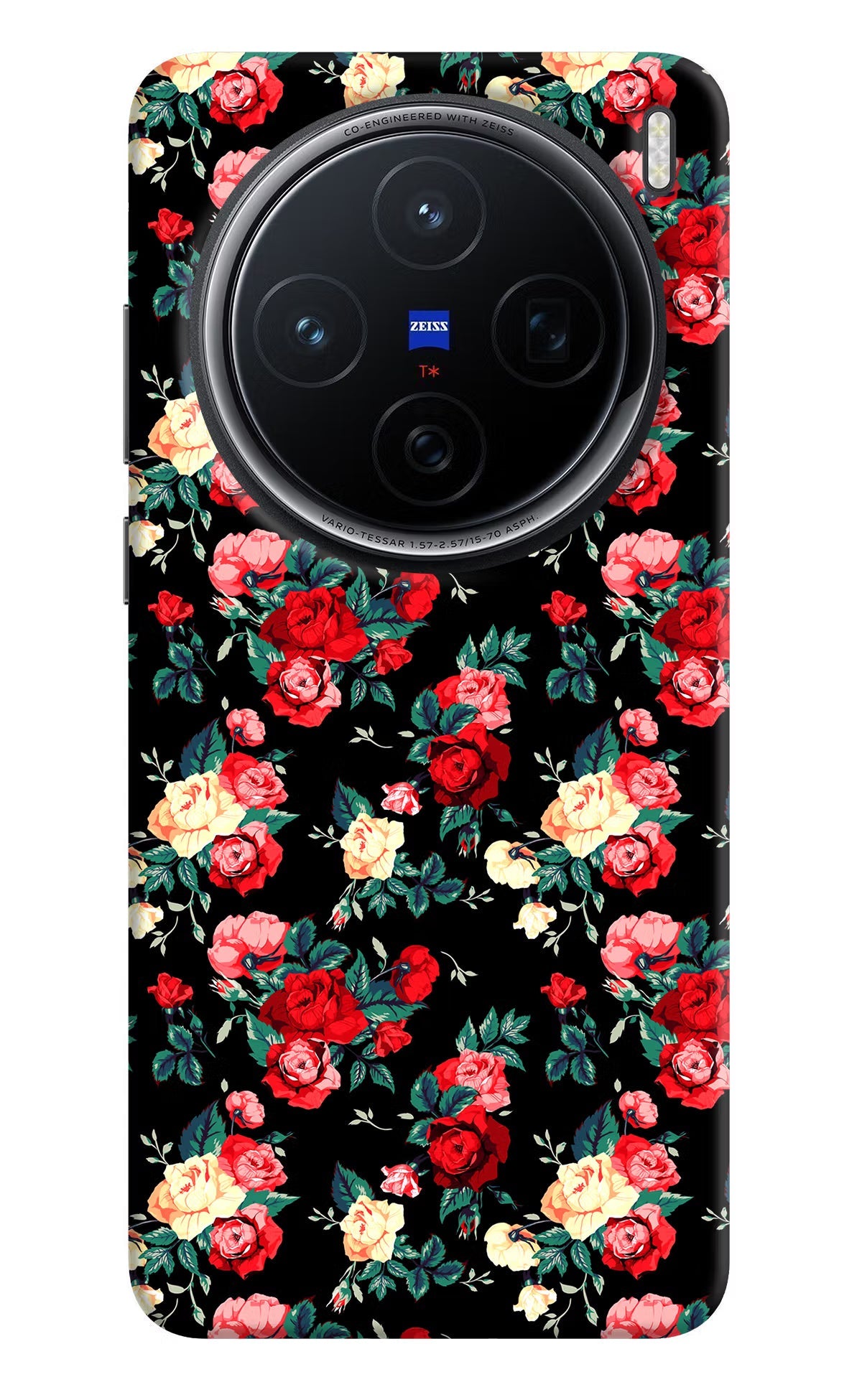 Rose Pattern Vivo X200 5G Back Cover