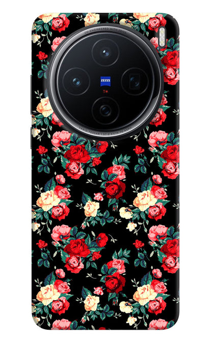 Rose Pattern Vivo X200 5G Back Cover
