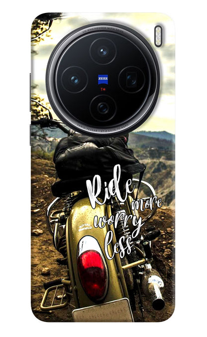 Ride More Worry Less Vivo X200 5G Back Cover