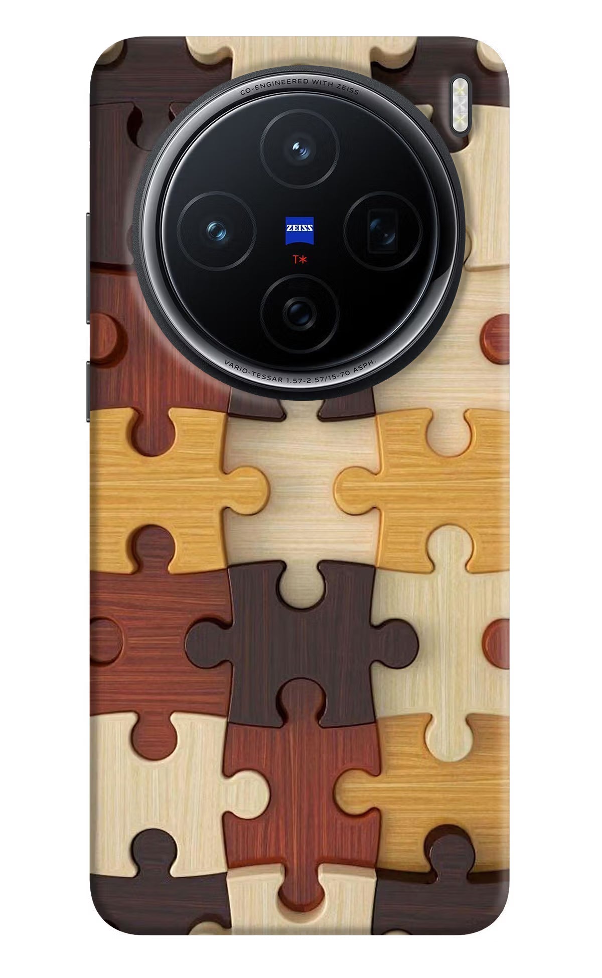 Wooden Puzzle Vivo X200 5G Back Cover