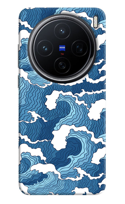Blue Waves Vivo X200 5G Back Cover