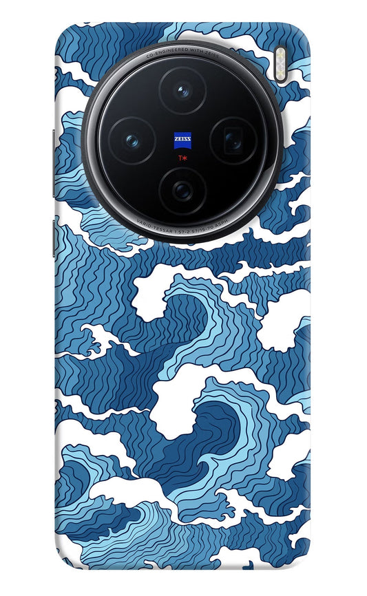 Blue Waves Vivo X200 5G Back Cover