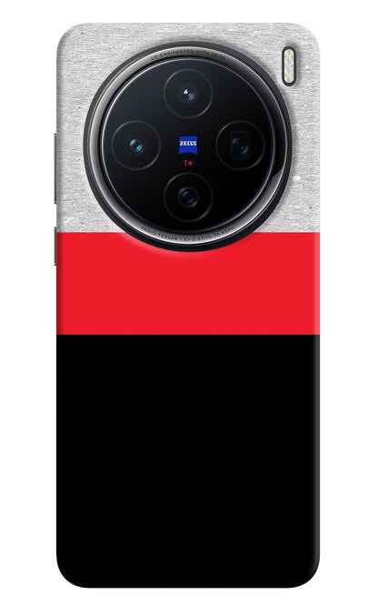 Tri Color Pattern Vivo X200 5G Back Cover