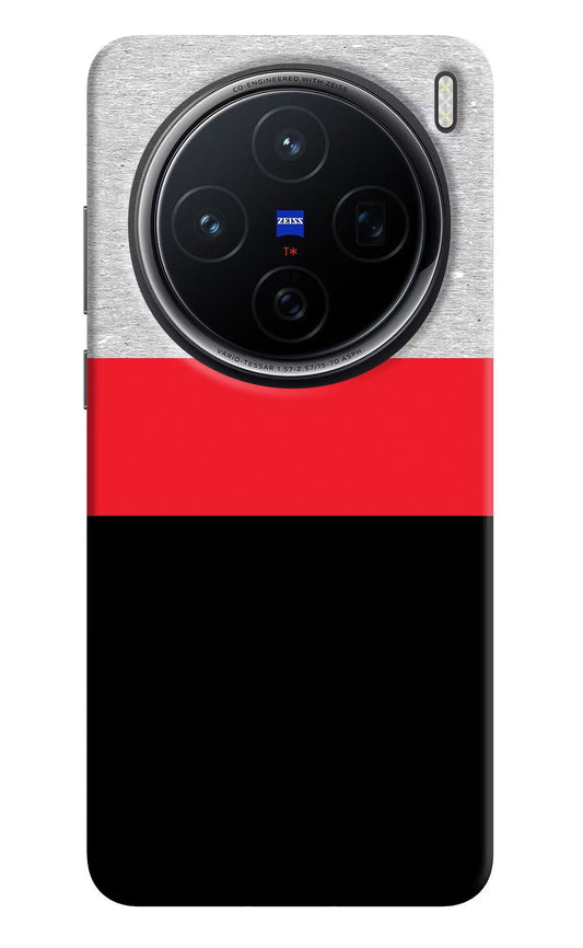 Tri Color Pattern Vivo X200 5G Back Cover