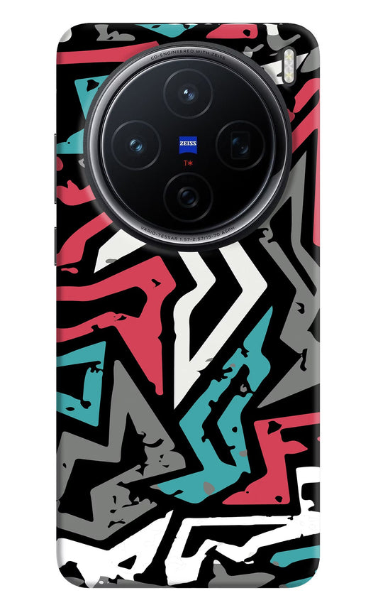 Geometric Graffiti Vivo X200 5G Back Cover