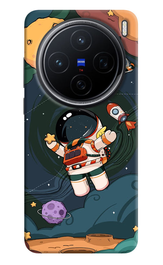 Cartoon Astronaut Vivo X200 5G Back Cover