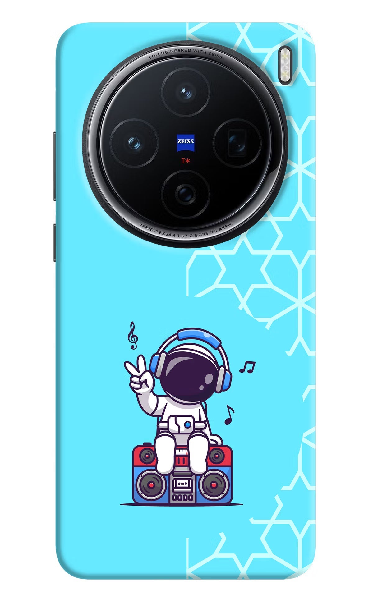 Cute Astronaut Chilling Vivo X200 5G Back Cover