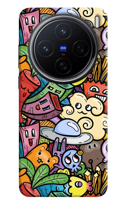 Veggie Doodle Vivo X200 5G Back Cover