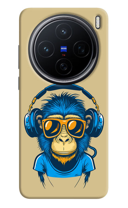 Monkey Headphone Vivo X200 5G Back Cover