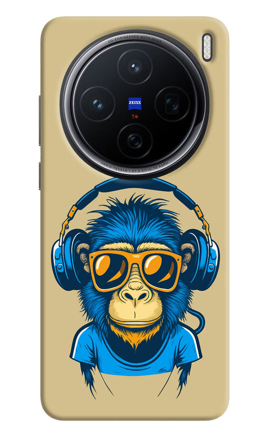 Monkey Headphone Vivo X200 5G Back Cover