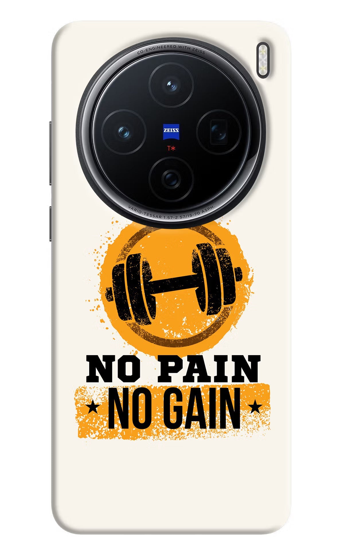 No Pain No Gain Vivo X200 5G Back Cover